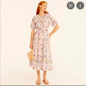 NWT flora obscura j crew cutout dress